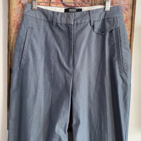 VS BODY BY VICTORIAS SECRET HIGH WAIST WIDE LEG TROUSERS CAREER PANT 6 TALL - Picture 8 of 16